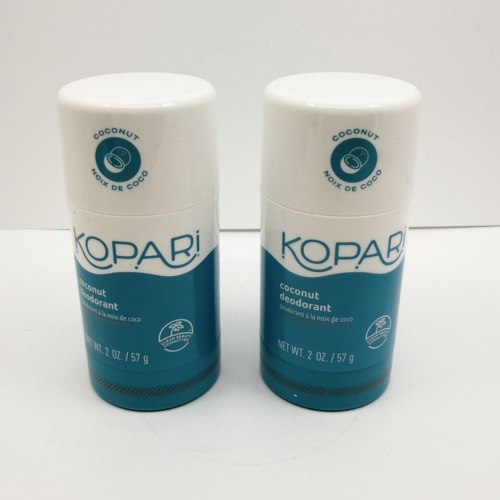 Kopari Aluminum Free Deodorant with Coconut Oil Original Scent Kopari 2-pack New